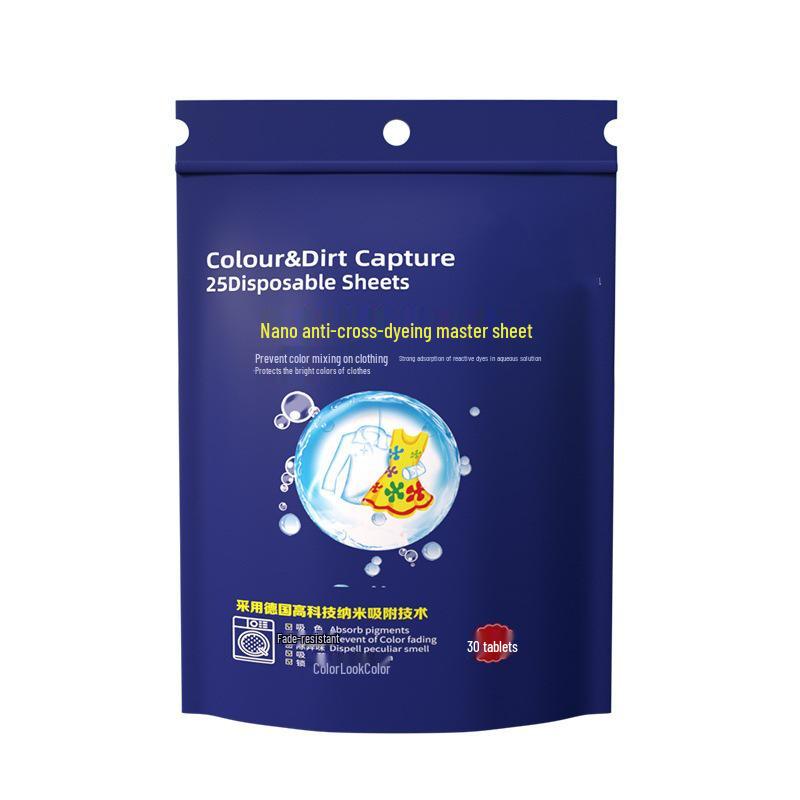 

Цветопоглощающая салфетка для стирки, предотвращающая линьку