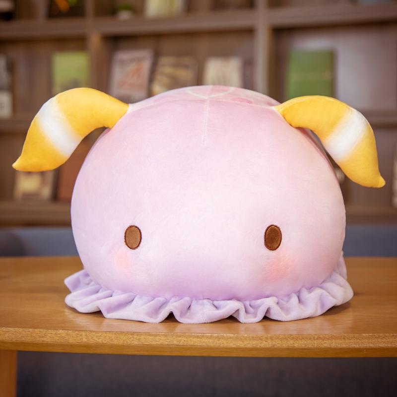 

Super Soft Material Down Cotton Stuffed Sea Animal Colorful Cowfish Plush Manatee Toy Round Animal Doll Present 40cm