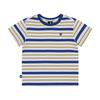 MulTi STripe ShorT Sleeve T shirT Blue Sb 0122