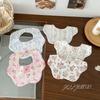 Baby Bibs Cotton Newborn Waterproof Burp Cloths Adjustable Infant Girls and Boys Cute Cartoon Print Bib Baby Feeding Accessories