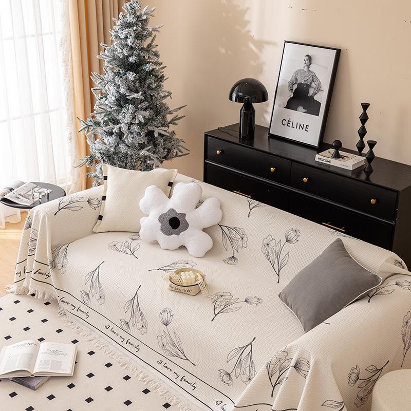 

Полотенце для дивана с принтом, устойчивое к царапинам, чехол для дивана, универсальная подушка для дивана Four Seasons с полным покрытием, чехол для всего дивана 180*130