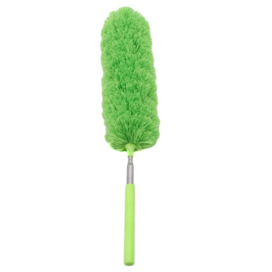 Stainless Steel Retractable Fiber Duster Non-feather Duster Dusting Duster Dust Removal Tool