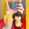 Sausage Lovely Plush Dog Keychain Fun Decorative Key Accessory In Two Colors