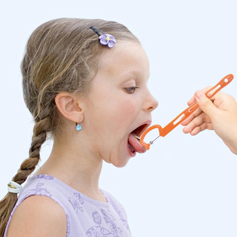 4Pcs Children Tongue Tip Exercise For Adult Kids Speech Therapy Autism Sensory Rehabilitation Oral Tongue Muscle Trainer Talk