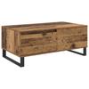 Coffee Table Reclaimed Wood Look 90 X 50 X 36.5 Cm Particleboard