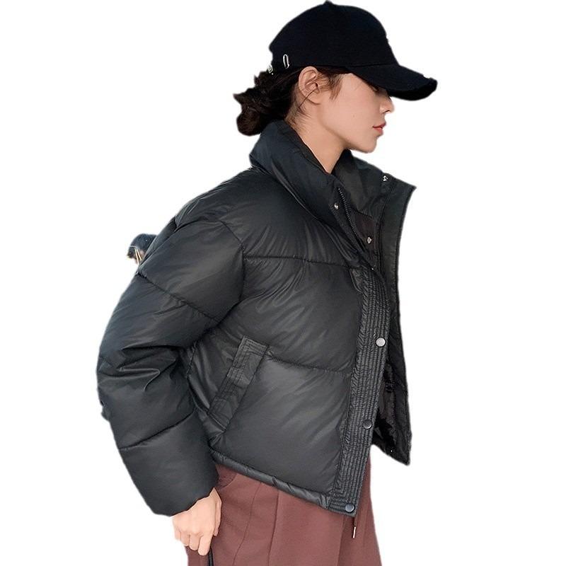 Autumn and Winter New Black Short Down Padded Jacket Women's Padded Jacket Versatile Small Padded Jacket Tide