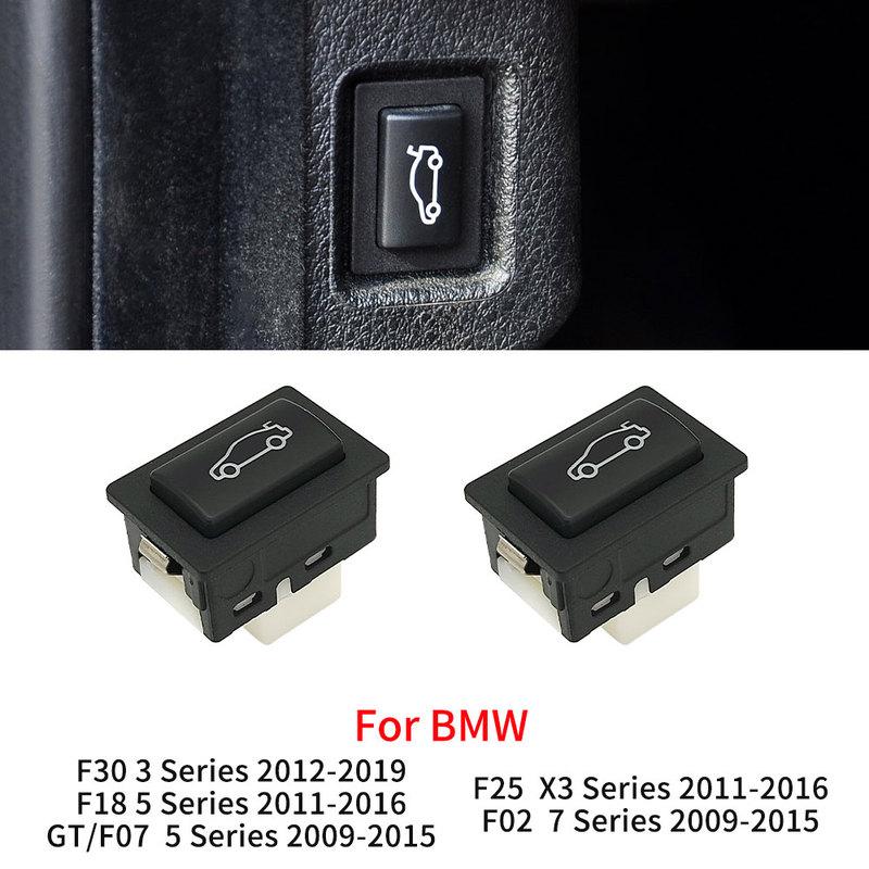 For BMW F30 F10 F11 F06 F07 F02 E84 F25 Car Tailgate Rear Trunk Lock Release Switch Button For BMW 3 5 6 7 Series X1 61319200316