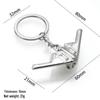 Creative Metal Airplane Keychain - Miniature Engine Pendant & Aviation Gift