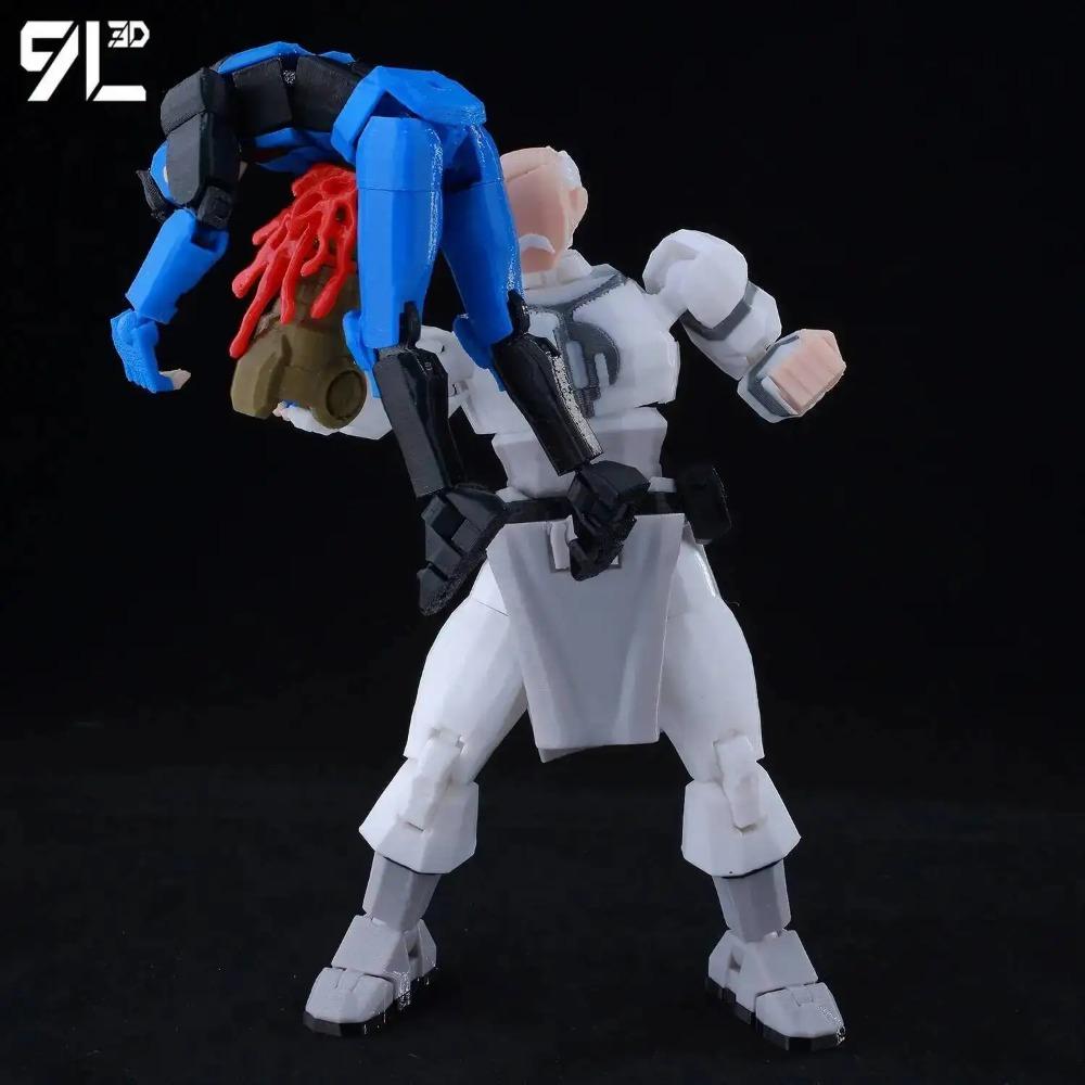 9L3D Printed Superheroes Invincible 2.0 Anime Multi-Jointed Shapeshift Toys Action Figures Mannequin Model Ornaments Gifts