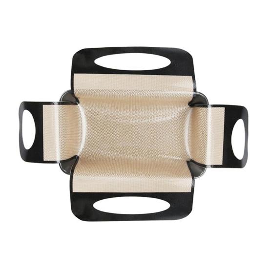 1/2/3Pcs Silicone Bread Baking Mat with Reinforced Handle Rings Non-Stick Loaf Pan Liner High Temp Resistant Sourdough Bread Sling