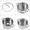 KADAX Juicer Pot 5L Stainless Steel Steamer For Induction Induction Gas Steel 3IN1