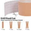 Premium Kinesiology Tape - Original Cotton Elastic, Relief for Muscle/Knee Pain, Strain Recovery, Athletic Fitness Bandages