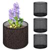 4Pcs Aquatic Plant Basket Floating Pot For Pond Plants Floating Aquatic Mesh Breathable Planting Bags For Water Planting Indoor