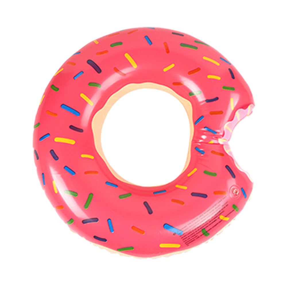 

Клубничный пончик Плавательный милый и идеальный для мальчиков и детей и младенцев Вода Лето Ночь Взрослый и ребенок Пляжная игрушка [MILASIC] Кольцо, Большой, Стильный, Летний,
