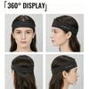 WRELS Summer Outdoor Headband Elastic Non Slip Fitness Running Sweatband Quick Dry Yoga Lightweight Sport Tennis Head Strap