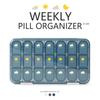 1pcs  Pill Box Large Capacity Pill Box Pill Medicine Storage Pill Box Weekly Vitamin Organizer Pastillero Moisture Resistant