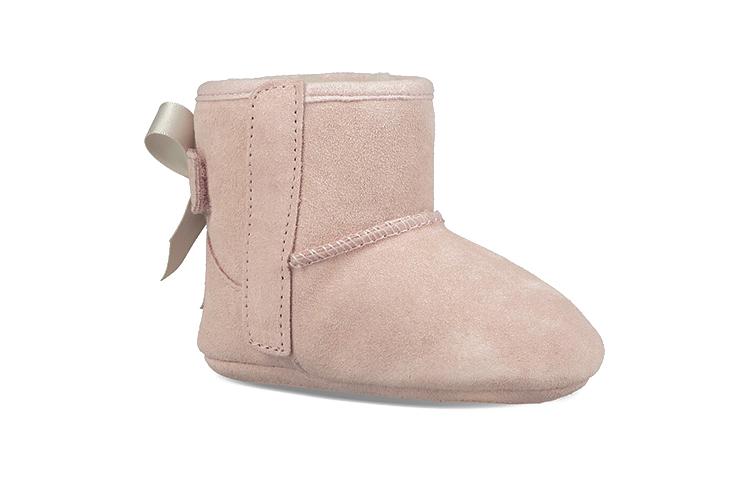 UGG Suede Short Snow Boots Pink Infant And Toddler 1018452I-BPNK
