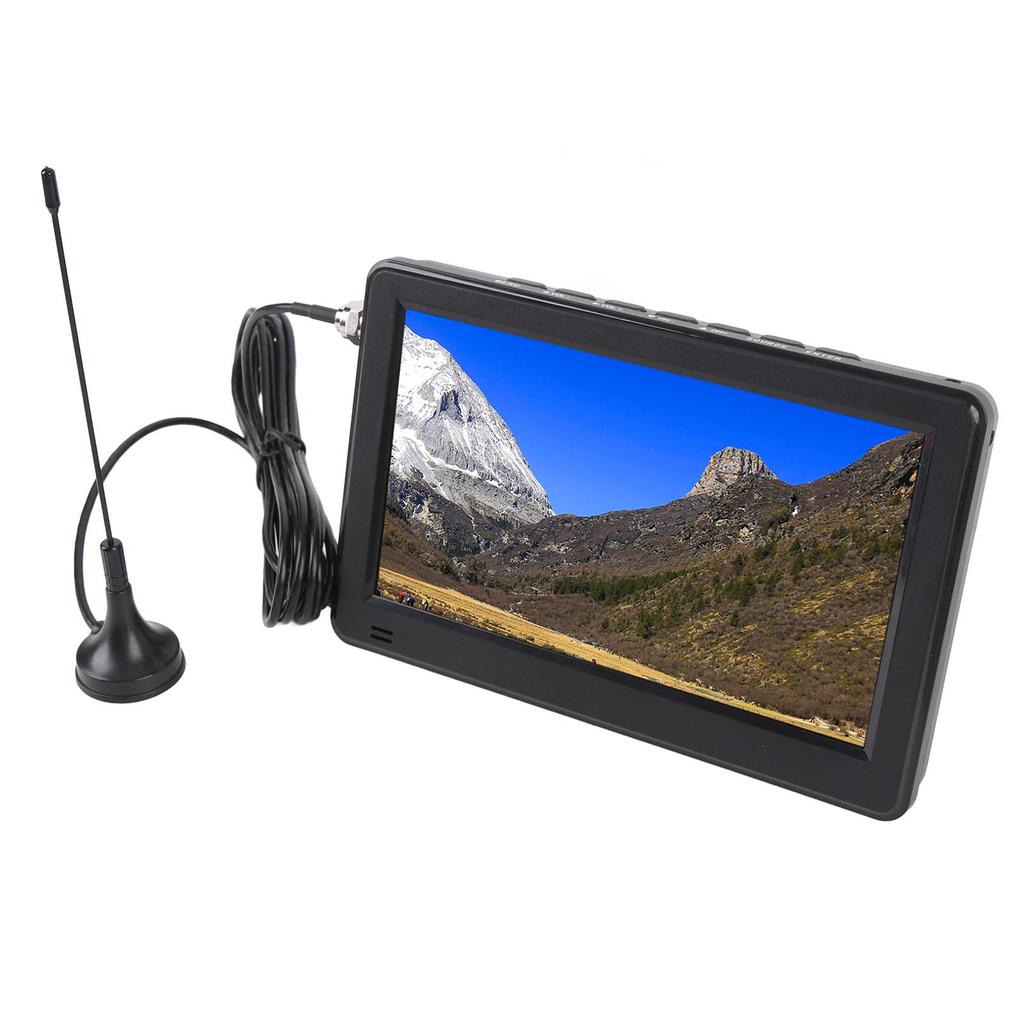 6 İnç Taşınabilir Dijital TV HD 1080p LED Küçük Dijital Televizyon Tuner Desteği FM Radyo USB