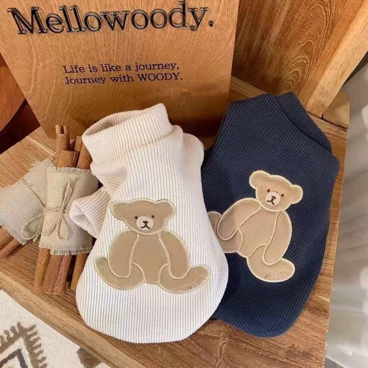 Spring, Summer, Autumn and Winter ins Dog Clothes Pet Cat Clothes Teddy Bigbear Teacup Dog Small Dog Cute Thin