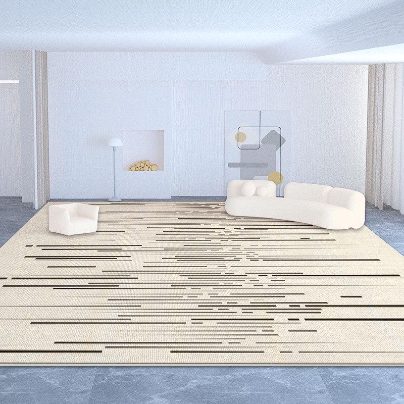 Französischer Cremeteppich, Wohnzimmersofa, Couchtisch, Retro-Modernes Zuhause, Schlafzimmer Kleines Rotes Buch, Bettdecke.