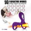 Remote Control Penis Ring 10-frequency Vibration Adult Toys For Men