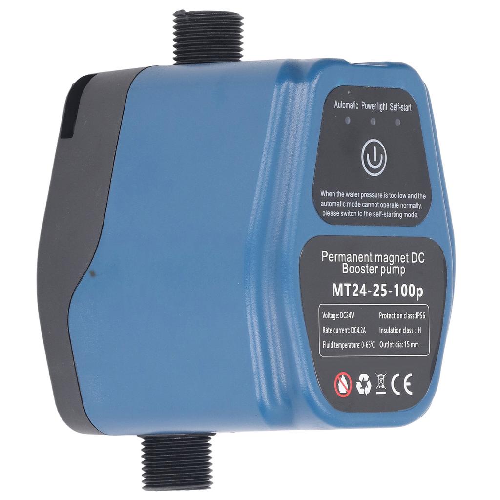 Wasserpumpen-Druckerhöher 100W 24V 25L IP56 Intelligente Sensorik Automatische Duschdruckerhöherpumpe 100-240V EU-Stecker