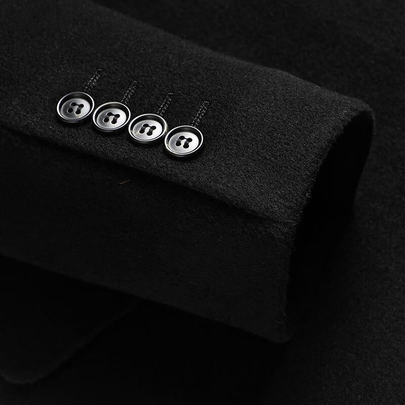 FAPAI Men's 2-in-1 Wool & Down-Lined Coat