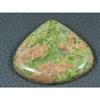 33X30X05MM Natural Unakite Jasper Pear Shape Cabochon Loose Gemstone 52Cts. G-435