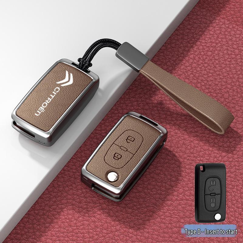 Car Key Cover & Buckle for Citroen C3XR, C4L, Tianyi, C5, C4 Sega, Elysee, C6 Models