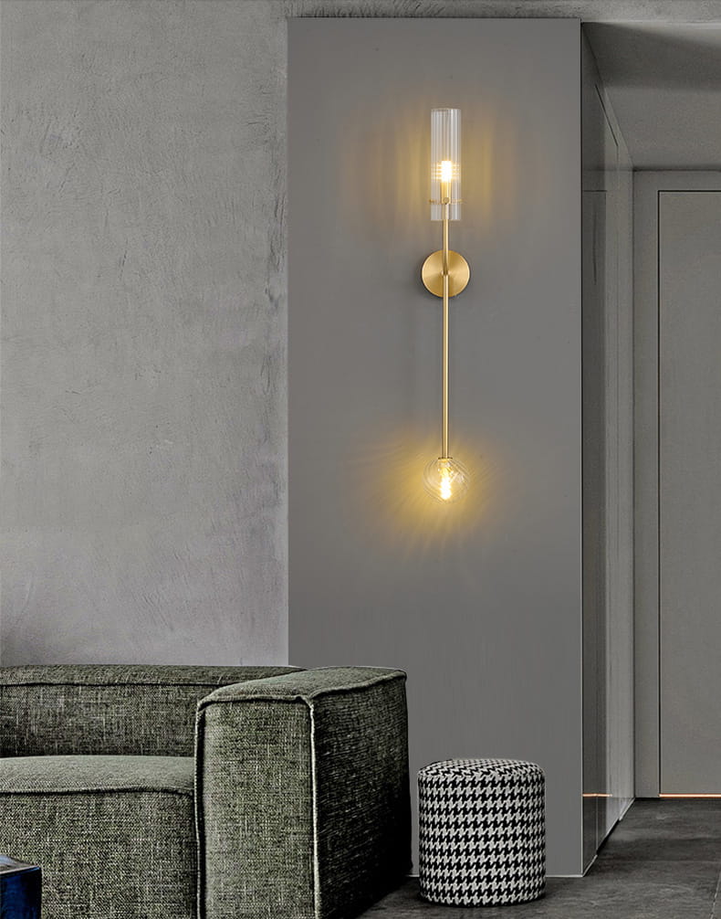 Antora Dos - 80 Cm Double Elegant Modern Gold Wall Lamp