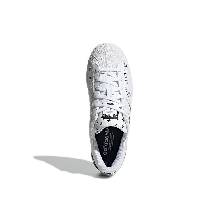 Adidas Originals Comfortable Casual Durable Low-Top Skate Shoes Women Sneakers Black White GW3309