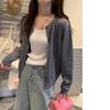 Women Cardigans Sweater Casual Warm Spring Summer O-neck Long Sleeve Single Breasted Slim Fashion Korean Knitwears Tops