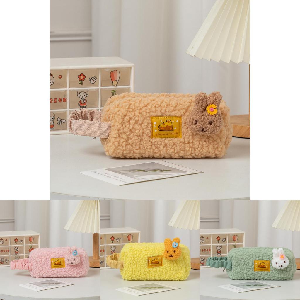 Large Capacity Girls Pencil Bag With Simple Design For Middle School Students