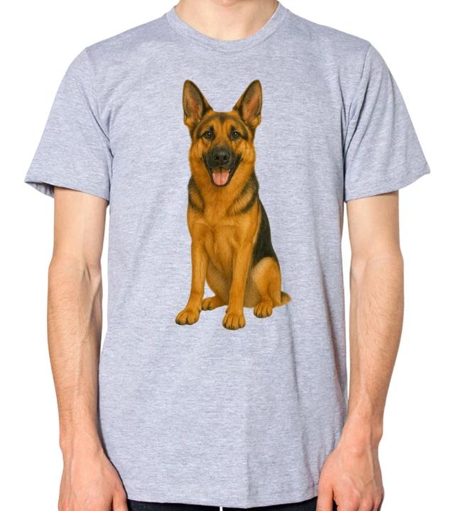 Унисекс Футболка с Немецкой Овчаркой XL