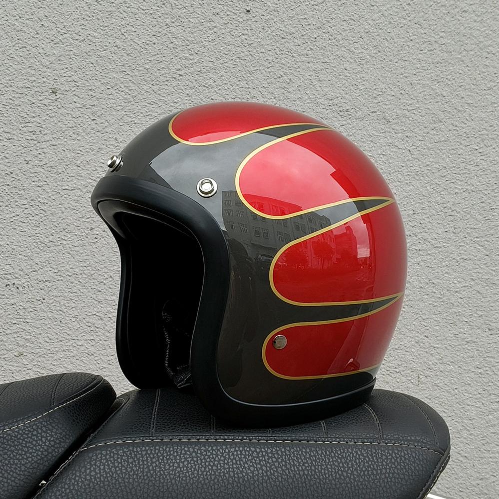 Low Profile Open Face Retro Small Shape Motorbike Helmet Motorcycle Helmet TT&COCASCOS 500TX Helmet Japanese Style Korea Style