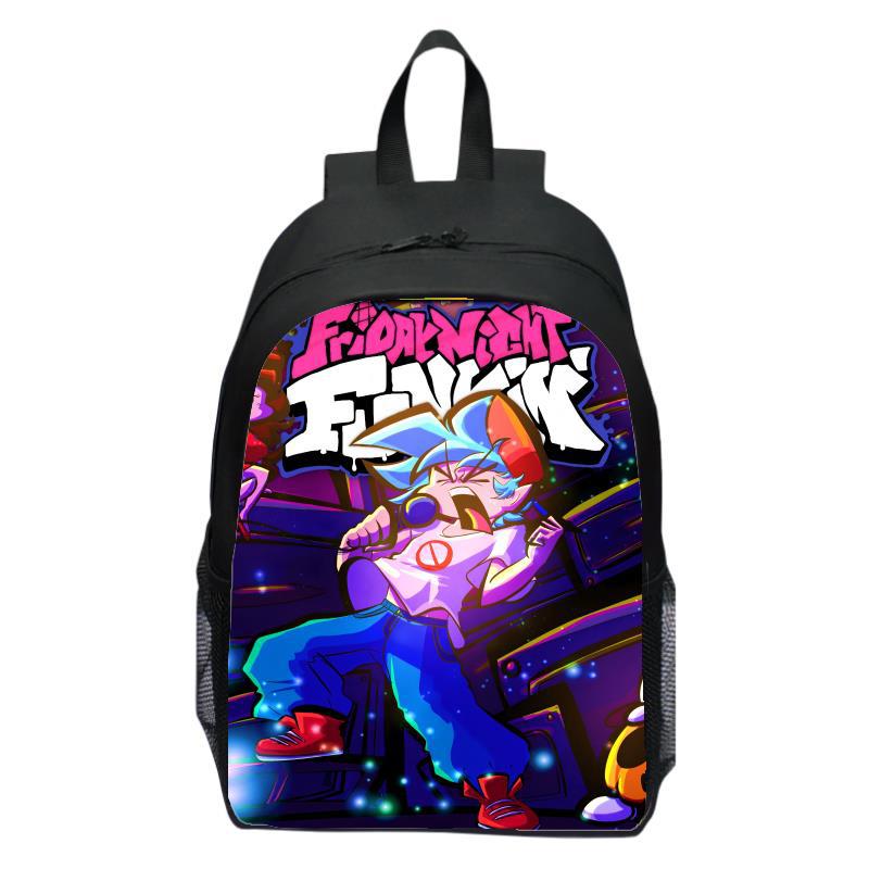 Friday Night Funkin Children's Backpack Fashion Backpack for Primary, Secondary, and High School Students