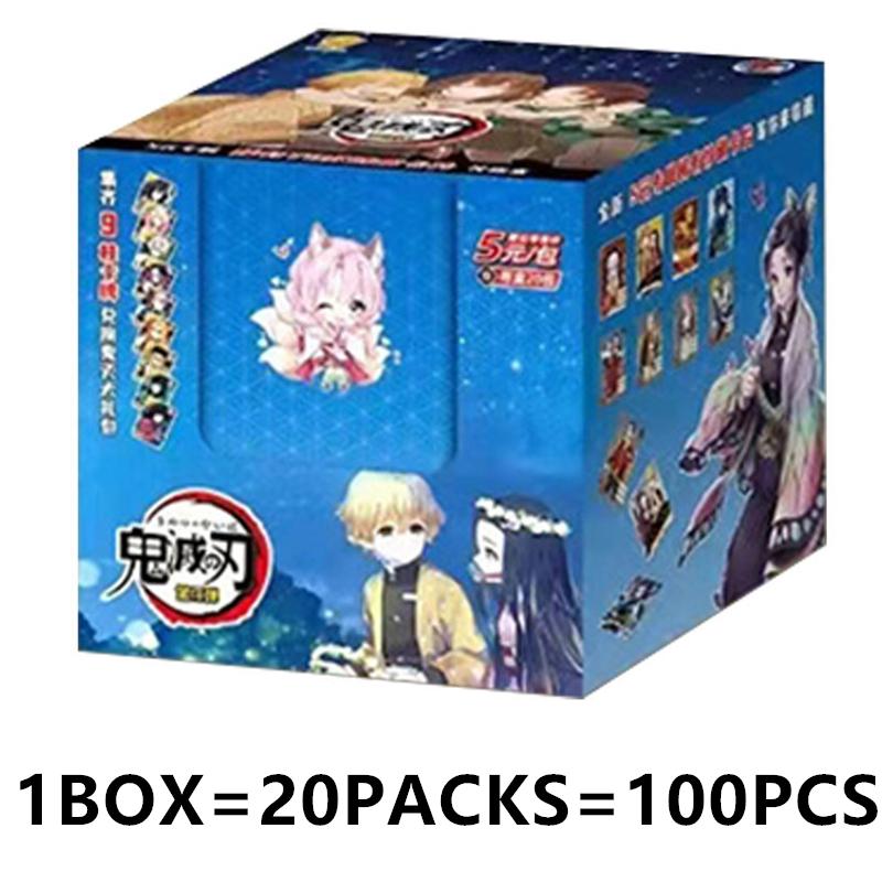 Genuine : Kimetsu No Yaiba Trading Card Kamado Tanjirou Kamado Nezuko Anime Collection Card Board Game Toy Gift