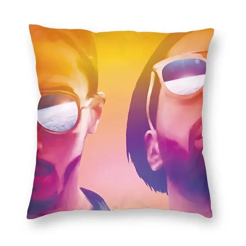 Throw Pillow Case Decoration Square French Rapper Mushic Cushion Cover  Pillowcover for Sofa Soft
