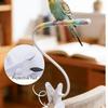 Wear Resistant Parrot Defecation Stand Bite Resistant Bird Feeding Rack  Bird Entertainment