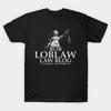 Men Black Print T-shirt Bob Loblaw Law Blog No-Cut Transfer Paper Print Cotton Tshirt