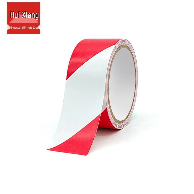 Huixiang Red-White PE Floor Marking Warning Tape