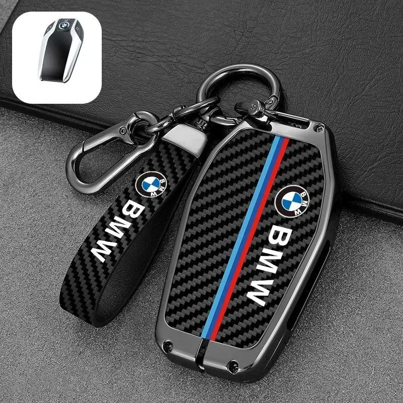 XKUGH1 For BMW New 2025 Carbon Fibre Car Key Fob Cover Cas Accessories For BMW G01 G02 F22 F23 E46 E93 E39 G26 F01 F02 F06 G32 G20 G29