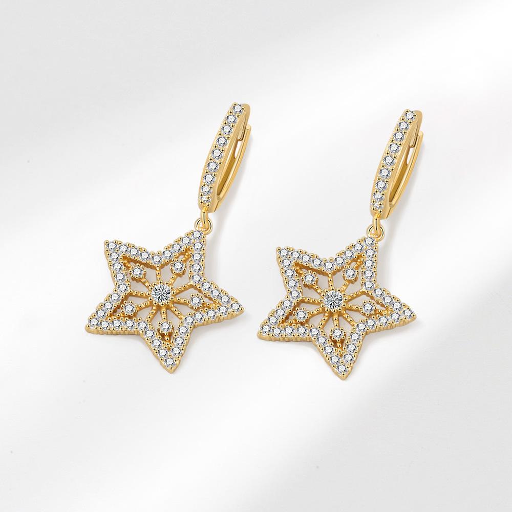 Lindon Copper Alloy Zirkon Náušnice Visací náušnice pro ženy Dárky na svatbu