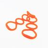 Flexible Yoga Stretch Band 7 Ring Silicone Elastic Stretcher Pull Up Assist Band  Gym Exercise