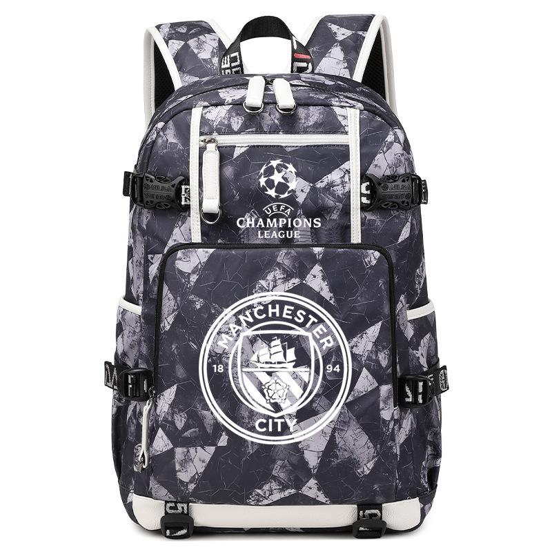 School Season Football Peripheral Student Schoolbag Leisure Personalized Backpack Large Capacity With Usb Charging