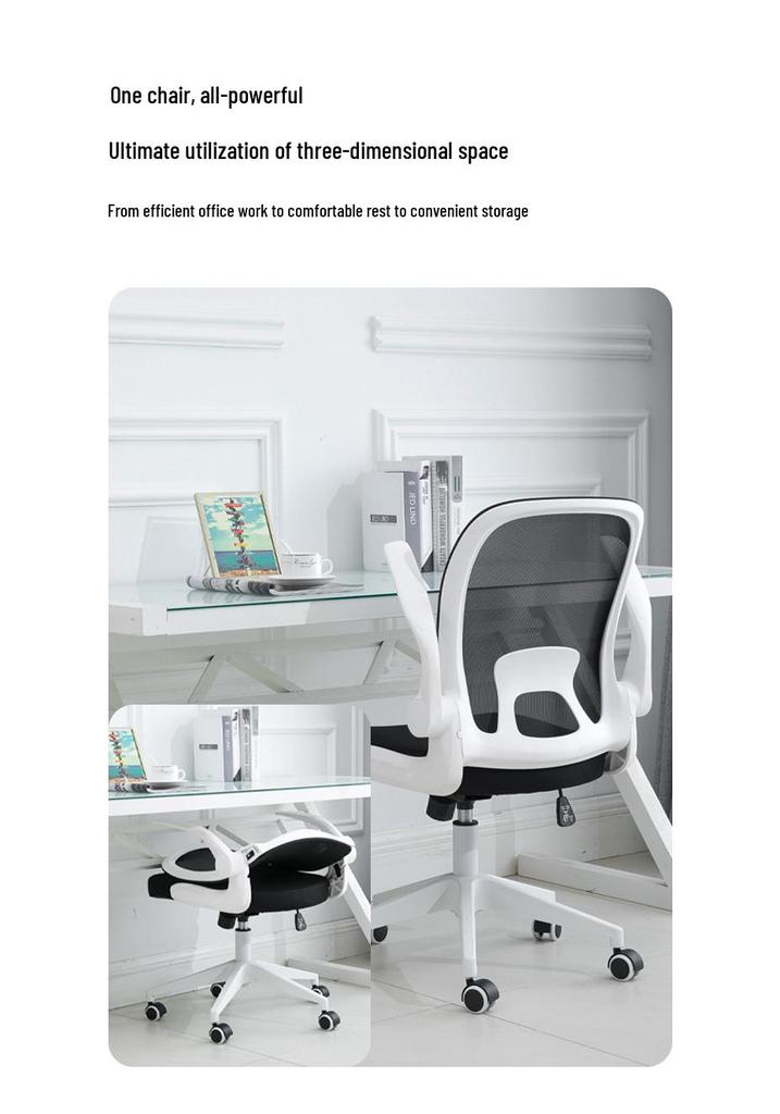 Ergonomic Mesh Office and Gaming Chair with Reclining Backrest, Comfortable for Long Hours of Sitting at Home or Work.