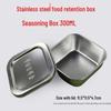 Homeglen Stainless Steel Square Food Storage Boxes