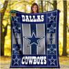 American Football Team Dallas Cowboys Soft Throw Blanket Flannel Living Room/Bedroom Warm Blanket for Kids, Adults, Elderly
