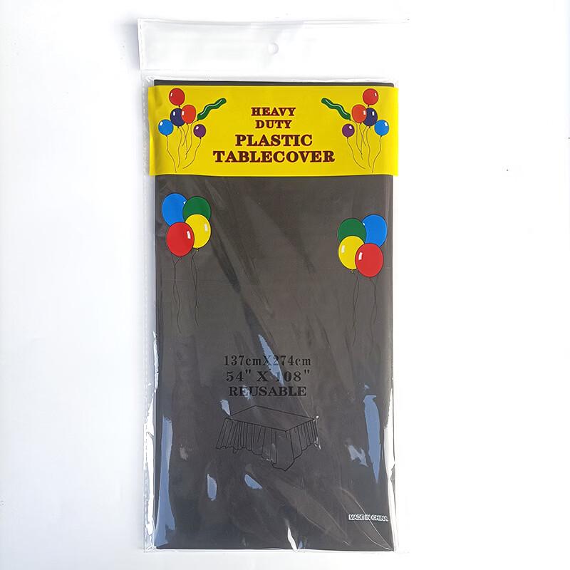 Disposable Solid Color Plastic Tablecloth