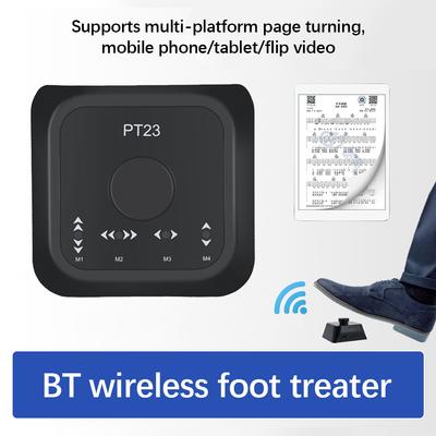 Bezdrátový pedál obraceč stránek Přenosný mini hudební obraceč stránek pro tablety a chytré telefony BT obraceč stránek